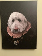 Load image into Gallery viewer, Black Radder - Renaissance Inspired Custom Pet Portrait Canvas