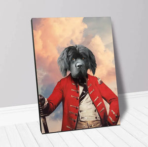 GENERAL D. ZASTER - Renaissance Inspired Custom Pet Portrait Canvas