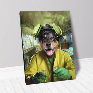 HEISENBARK - Breaking Bad Inspired Custom Pet Portrait Canvas