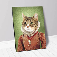 Load image into Gallery viewer, Lady Pluck - Renaissance Inspired Custom Pet Portrait Canvas