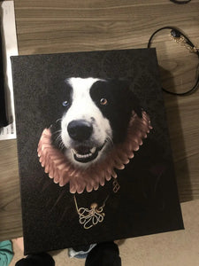 Black Radder - Renaissance Inspired Custom Pet Portrait Canvas