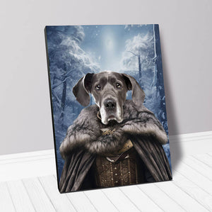 NIGHT'S BLOTCH 1 - Game of Thrones & House Of Dragons Inspired Custom Pet Portrait Canvas
