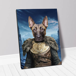 NIGHT'S BLOTCH 3 - Game of Thrones & House Of Dragons Inspired Custom Pet Portrait Canvas