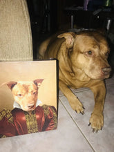 Load image into Gallery viewer, Queen Tisenshal - Royalty &amp; Renaissance Inspired Custom Pet Portrait Canvas
