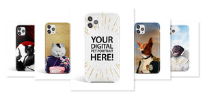 YOUR DIGITAL PORTRAIT ON YOUR PHONE CASE - ALL MODELS!