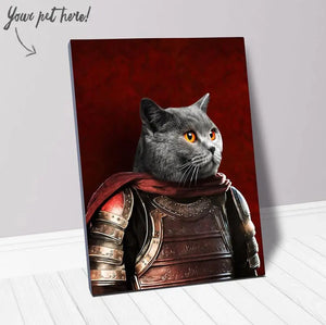 Sir Tendoom - Game of Thrones Inspired Custom Pet Portrait Canvas
