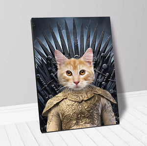 THE BONEROOM 1 - Game of Thrones & House Of Dragons Inspired Custom Pet Portrait Canvas