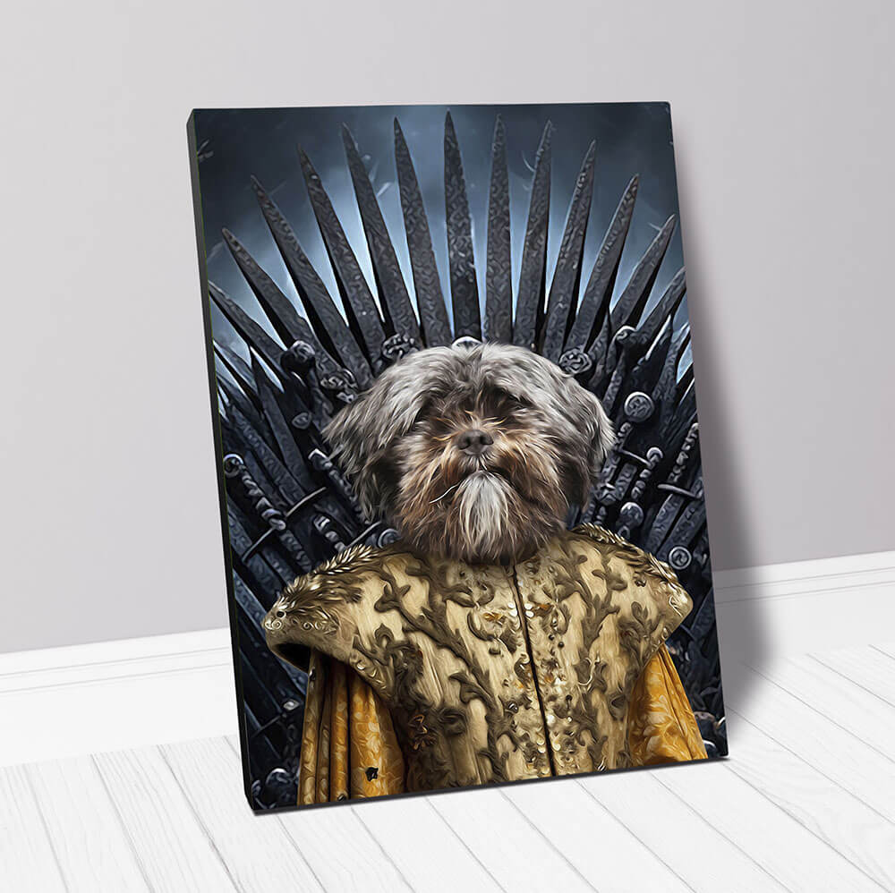 THE BONEROOM 2 - Game of Thrones & House Of Dragons Inspired Custom Pet Portrait Canvas