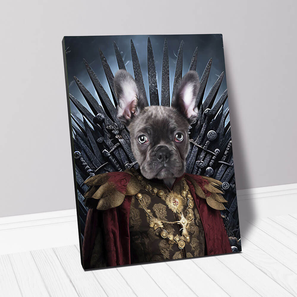 THE BONEROOM 3 - Game of Thrones & House Of Dragons Inspired Custom Pet Portrait Canvas