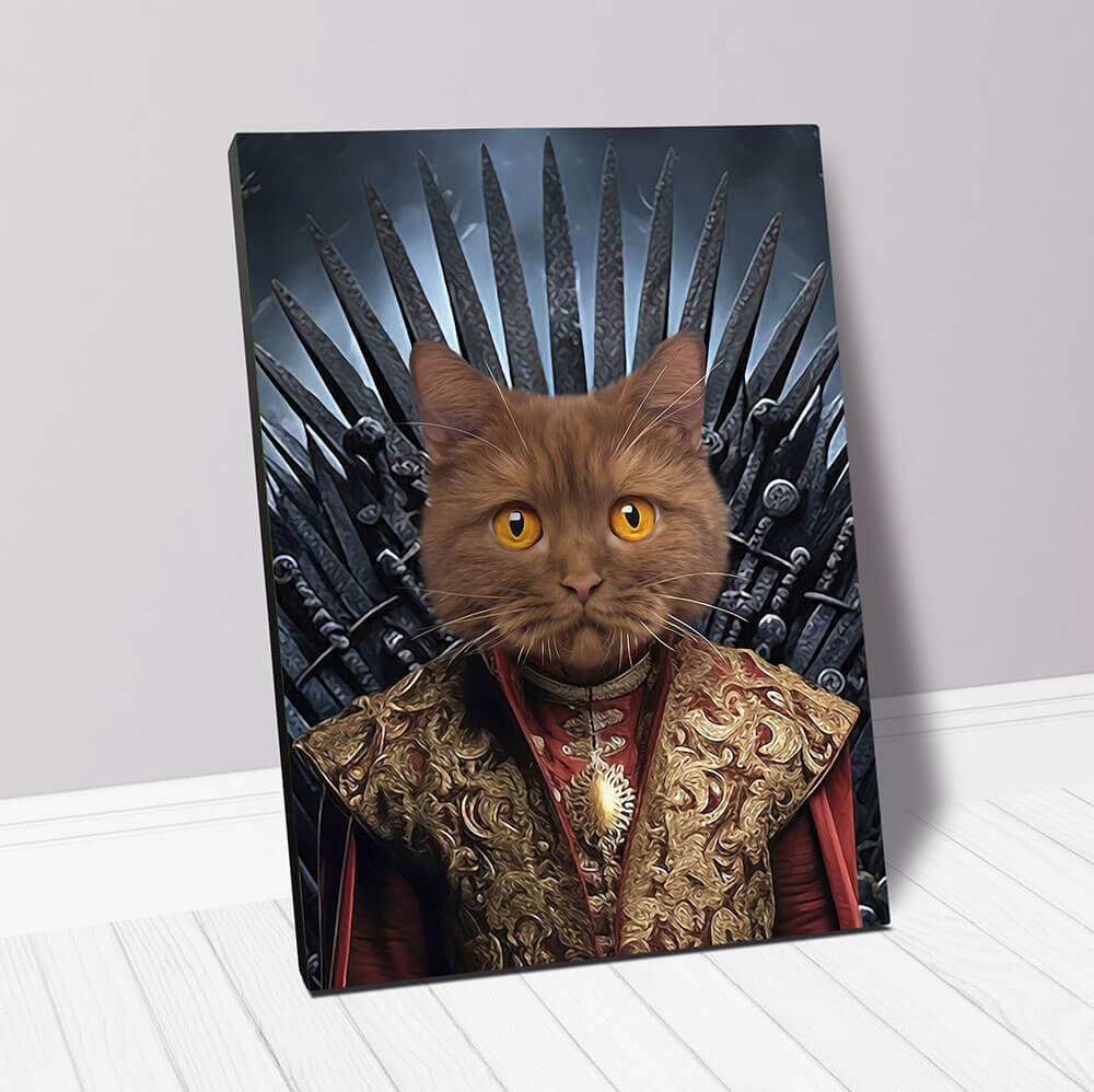 THE BONEROOM 4 - Game of Thrones & House Of Dragons Inspired Custom Pet Portrait Canvas