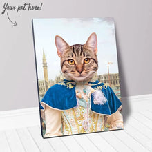 Load image into Gallery viewer, The Furnetian - Royalty &amp; Renaissance Inspired Custom Pet Portrait Canvas