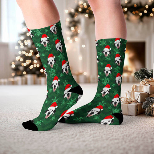 Feeling Flakey - Christmas Custom Pet Socks