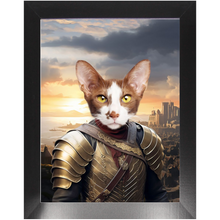 Load image into Gallery viewer, BESTEROS 1 - Game of Thrones &amp; House Of Dragons Inspired Custom Pet Portrait Framed Satin Paper Print