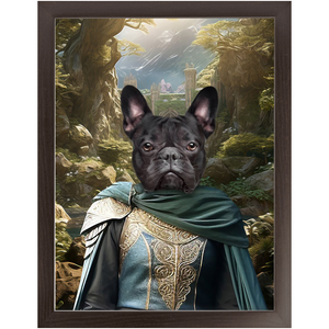 SMIRKWOOD - Lord of the Rings Inspired Custom Pet Portrait Framed Satin Paper Print
