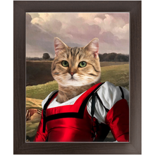 Load image into Gallery viewer, Reign In Spain - Renaissance Inspired Custom Pet Portrait Framed Satin Paper Print