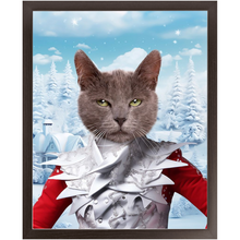 Load image into Gallery viewer, CHRISTMAS CRACKER 10 - Christmas Inspired Custom Pet Portrait Framed Satin Paper Print