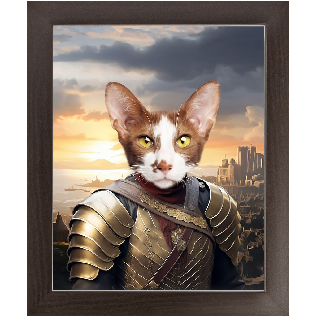 BESTEROS 1 - Game of Thrones & House Of Dragons Inspired Custom Pet Portrait Framed Satin Paper Print