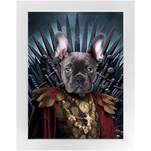 Load image into Gallery viewer, THE BONEROOM 3 - Game of Thrones &amp; House Of Dragons Inspired Custom Pet Portrait Framed Satin Paper Print