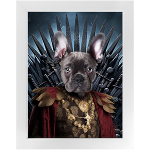 THE BONEROOM 3 - Game of Thrones & House Of Dragons Inspired Custom Pet Portrait Framed Satin Paper Print