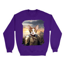 Load image into Gallery viewer, Apparel-DTG-Sweatshirt-Gildan-18000-S-Purple-Unisex-CF-20250126170457655