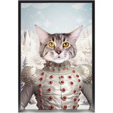 Load image into Gallery viewer, CHRISTMAS CRACKER 2 - Christmas Inspired Custom Pet Portrait Framed Satin Paper Print