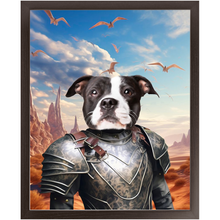 Load image into Gallery viewer, DESSERT CROSSING 3 - Game of Thrones &amp; House Of Dragons Inspired Custom Pet Portrait Framed Satin Paper Print