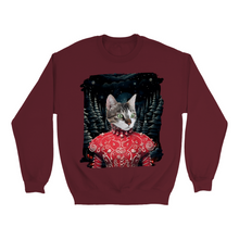 Load image into Gallery viewer, Apparel-DTG-Sweatshirt-Gildan-18000-M-Maroon-Mens-CF-20250127001025838