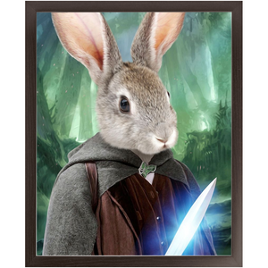 Shire Ground - Lord of The Rings Inspired Custom Pet Portrait Framed Satin Paper Print