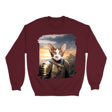 Load image into Gallery viewer, Apparel-DTG-Sweatshirt-Gildan-18000-L-Maroon-Mens-CF-20250126170457655