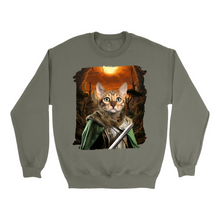 Load image into Gallery viewer, Apparel-DTG-Sweatshirt-Gildan-18000-M-MilitaryGreen-Unisex-CF-2025020821521082