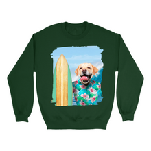 Load image into Gallery viewer, Apparel-DTG-Sweatshirt-Gildan-GI18000-M-ForestGreen-Mens-CF-20250126173418946