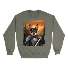 Load image into Gallery viewer, Apparel-DTG-Sweatshirt-Gildan-18000-S-MilitaryGreen-Unisex-CF-20250208223654216