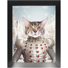 Load image into Gallery viewer, CHRISTMAS CRACKER 2 - Christmas Inspired Custom Pet Portrait Framed Satin Paper Print