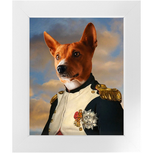 Napoleon Complex - Napoleon & Renaissance Inspired Custom Pet Portrait Framed Satin Paper Print
