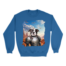 Load image into Gallery viewer, Apparel-DTG-Sweatshirt-Gildan-GI18000-XL-Royal-Mens-CF-20250129230852966