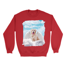 Load image into Gallery viewer, Apparel-DTG-Sweatshirt-Gildan-GI18000-M-Red-Mens-CF-20250210123923732