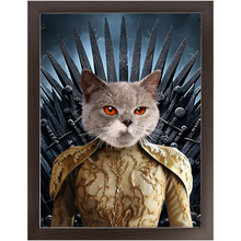 Load image into Gallery viewer, THE BONEROOM 7 - Game of Thrones &amp; House Of Dragons Inspired Custom Pet Portrait Framed Satin Paper Print