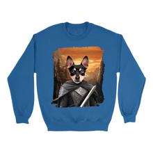 Load image into Gallery viewer, Apparel-DTG-Sweatshirt-Gildan-GI18000-M-Royal-Mens-CF-20250208223654216