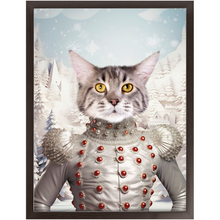 Load image into Gallery viewer, CHRISTMAS CRACKER 2 - Christmas Inspired Custom Pet Portrait Framed Satin Paper Print