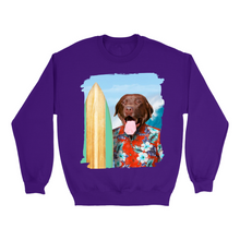 Load image into Gallery viewer, Apparel-DTG-Sweatshirt-Gildan-18000-XL-Purple-Unisex-CF-20250201223839399