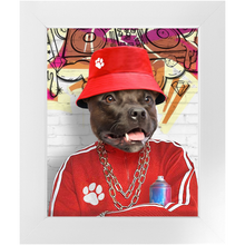 Load image into Gallery viewer, Furresh - Hip Hop &amp; Rappers Inspired Custom Pet Portrait Framed Satin Paper Print