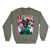 Load image into Gallery viewer, Apparel-DTG-Sweatshirt-Gildan-18000-XL-MilitaryGreen-Unisex-CF-20250208212448832