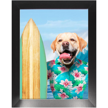 Load image into Gallery viewer, BITCHIN&#39; - Custom Pet Portrait Framed Satin Paper Print
