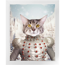 Load image into Gallery viewer, CHRISTMAS CRACKER 2 - Christmas Inspired Custom Pet Portrait Framed Satin Paper Print