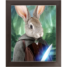 Load image into Gallery viewer, Shire Ground - Lord of The Rings Inspired Custom Pet Portrait Framed Satin Paper Print