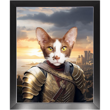 Load image into Gallery viewer, BESTEROS 1 - Game of Thrones &amp; House Of Dragons Inspired Custom Pet Portrait Framed Satin Paper Print