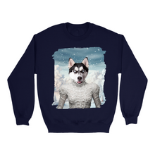 Load image into Gallery viewer, Apparel-DTG-Sweatshirt-Gildan-18000-S-Navy-Mens-CF-20250126235054692