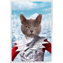 Load image into Gallery viewer, CHRISTMAS CRACKER 10 - Christmas Inspired Custom Pet Portrait Framed Satin Paper Print