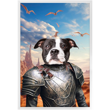 Load image into Gallery viewer, DESSERT CROSSING 3 - Game of Thrones &amp; House Of Dragons Inspired Custom Pet Portrait Framed Satin Paper Print