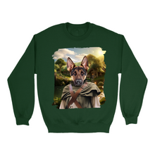 Load image into Gallery viewer, Apparel-DTG-Sweatshirt-Gildan-GI18000-L-ForestGreen-Mens-CF-20250208204806651